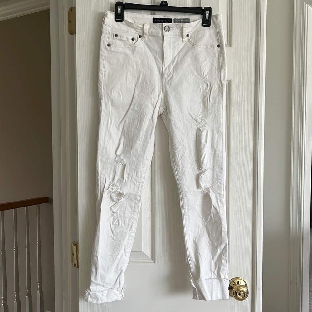 Aeropostale White Jeans